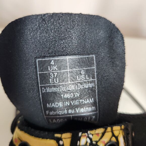 NEW Doc Dr. Martens 1460W Butterfly Print Lace Up Boots US 6 - Picture 4 of 6
